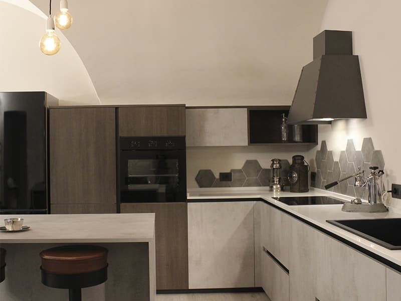 Cucina industrial vintage