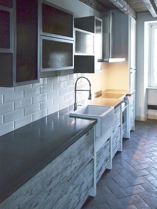Cucina vintage country industrial