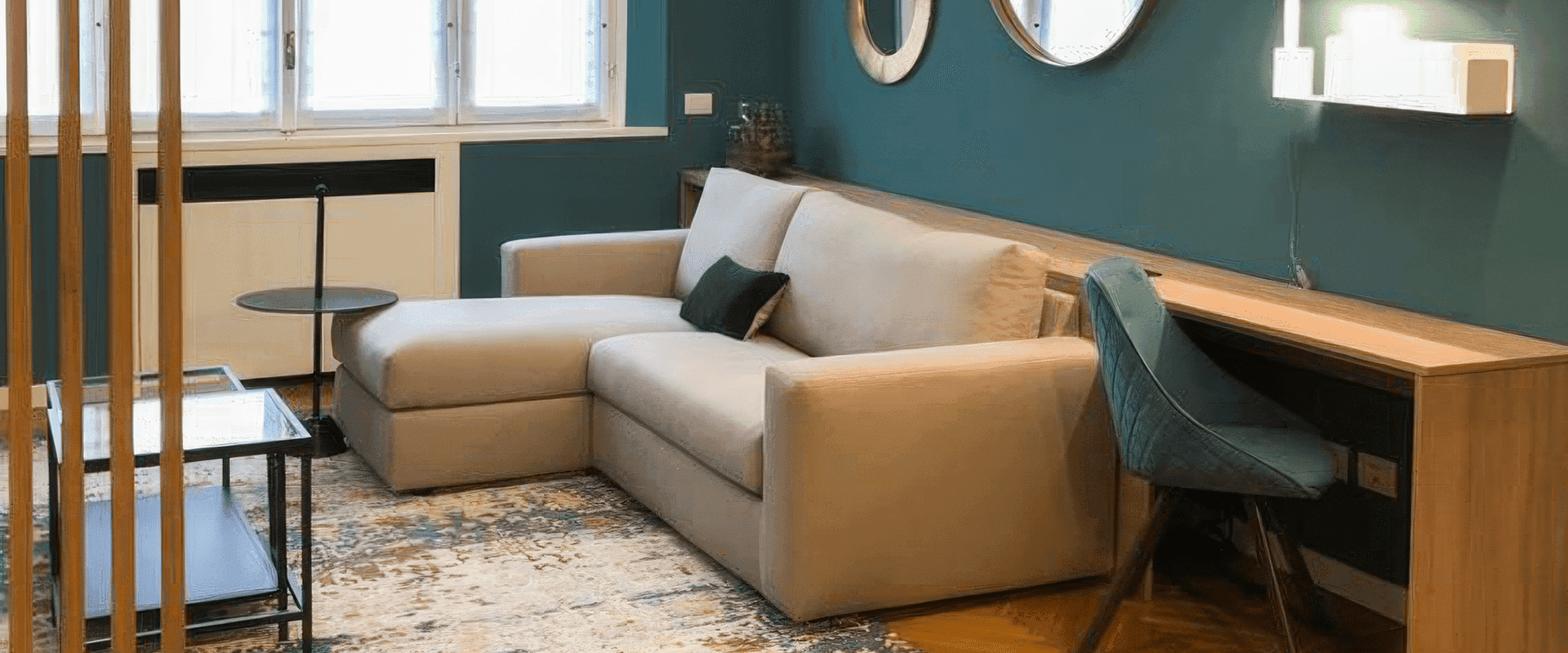 Appartamento Milano — living editoriale