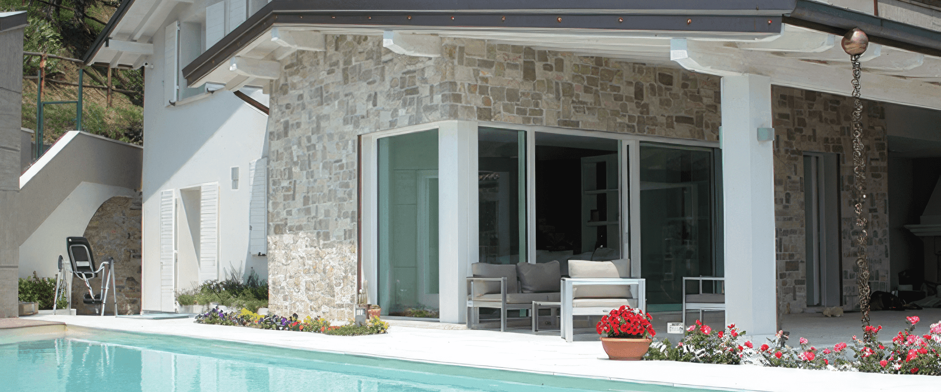 Villa Gardone — vista e interni